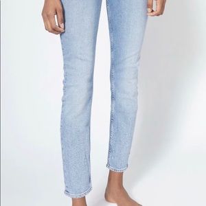 RE/DONE Comfort stretch high rise ankle crop